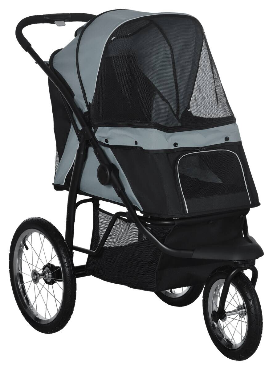 PawHut Hunde-Zubehör grau Polypropylen B/H/L: ca. 58x111x107 cm