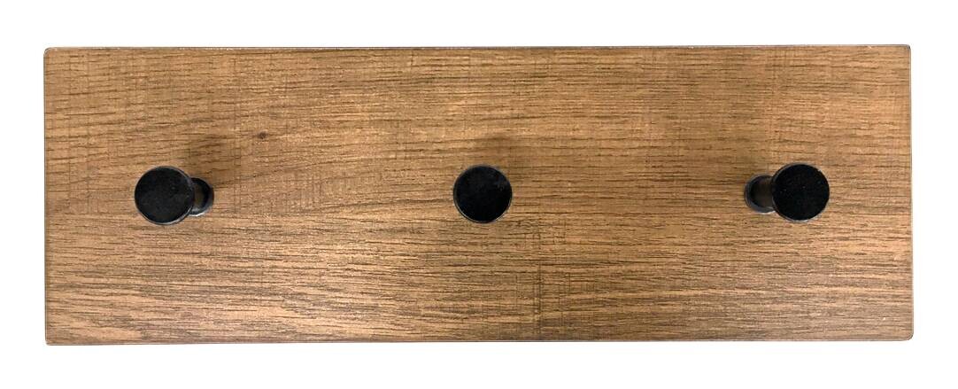 Garderobenleiste Eiche Nachbildung B/H/T: ca. 35x12x5 cm