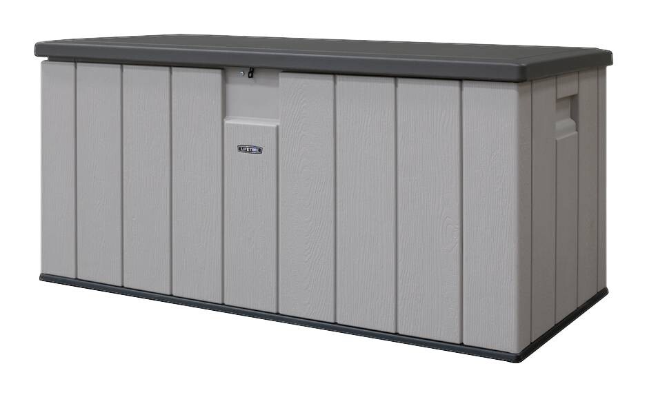 Lifetime Kissenbox 570l Lichtgrau Kunststoff B/H/L: ca. 151x70x72 cm