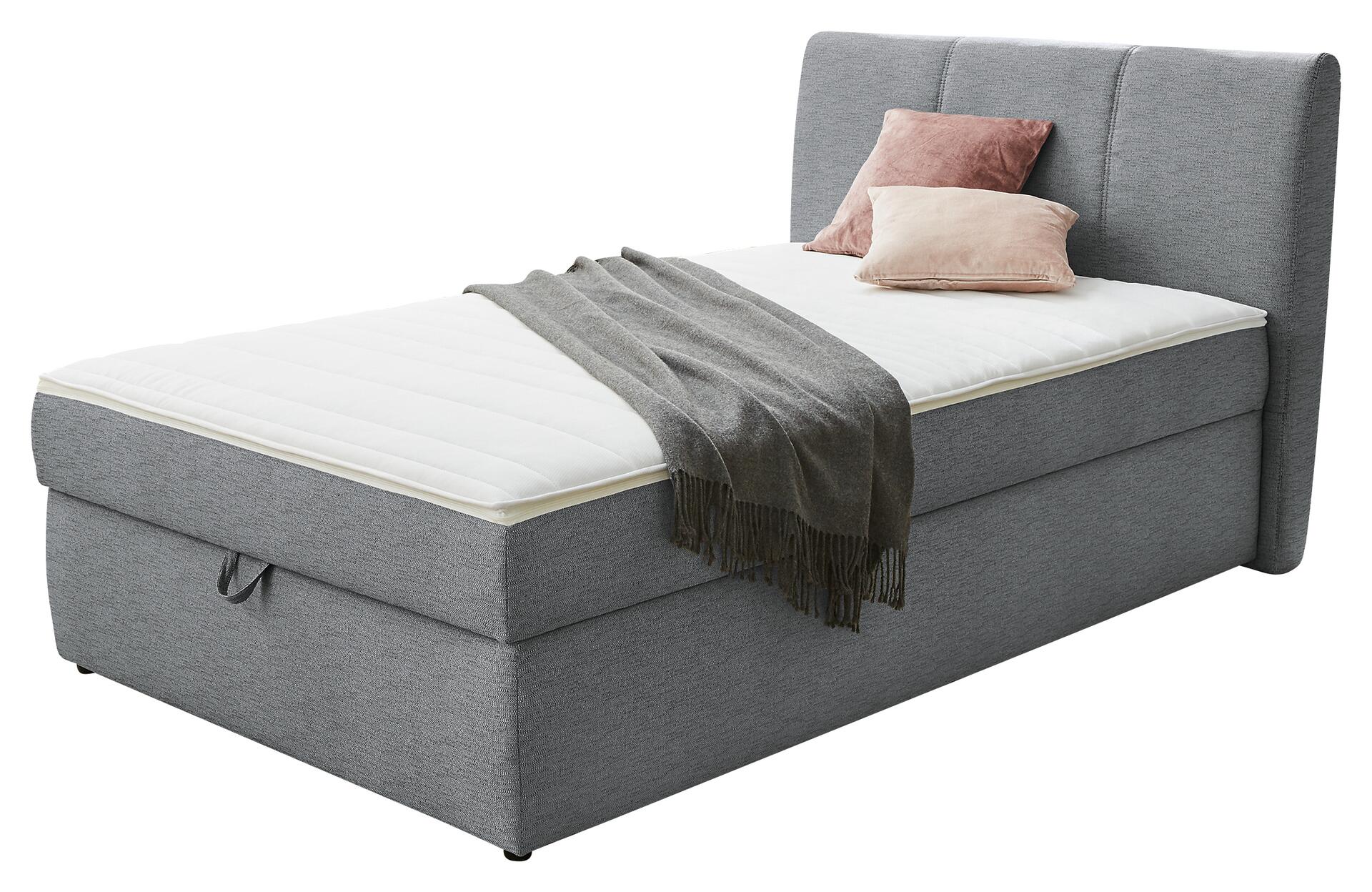 Polsterbett  grau Liegefläche B/L: ca. 120x200 cm
