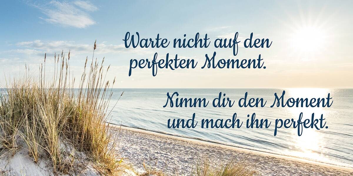 Keilrahmenbild Strand B/H: ca. 40x20 cm