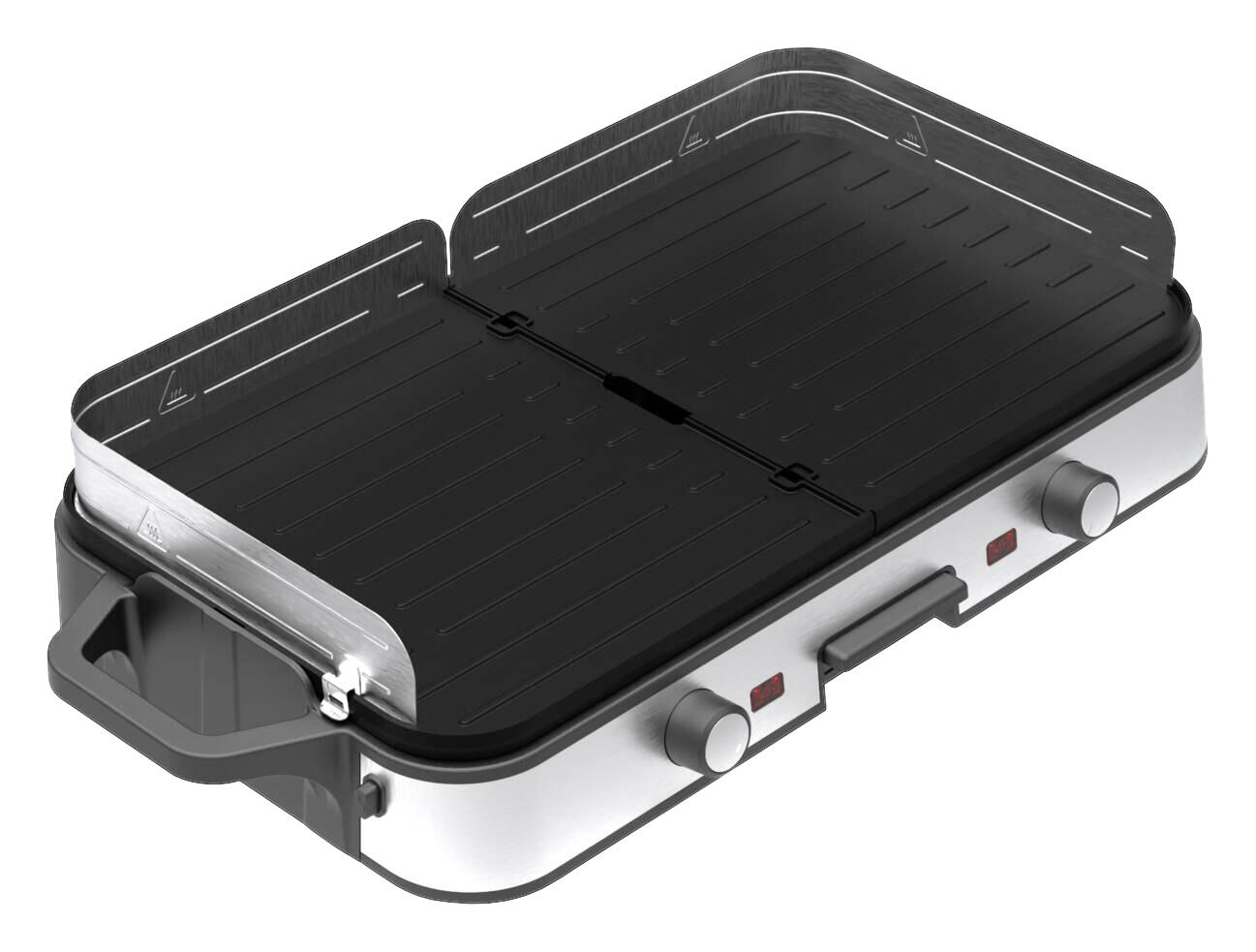 POCOline Barbeque-Grill silber B/H/L: ca. 60x10,5x30 cm