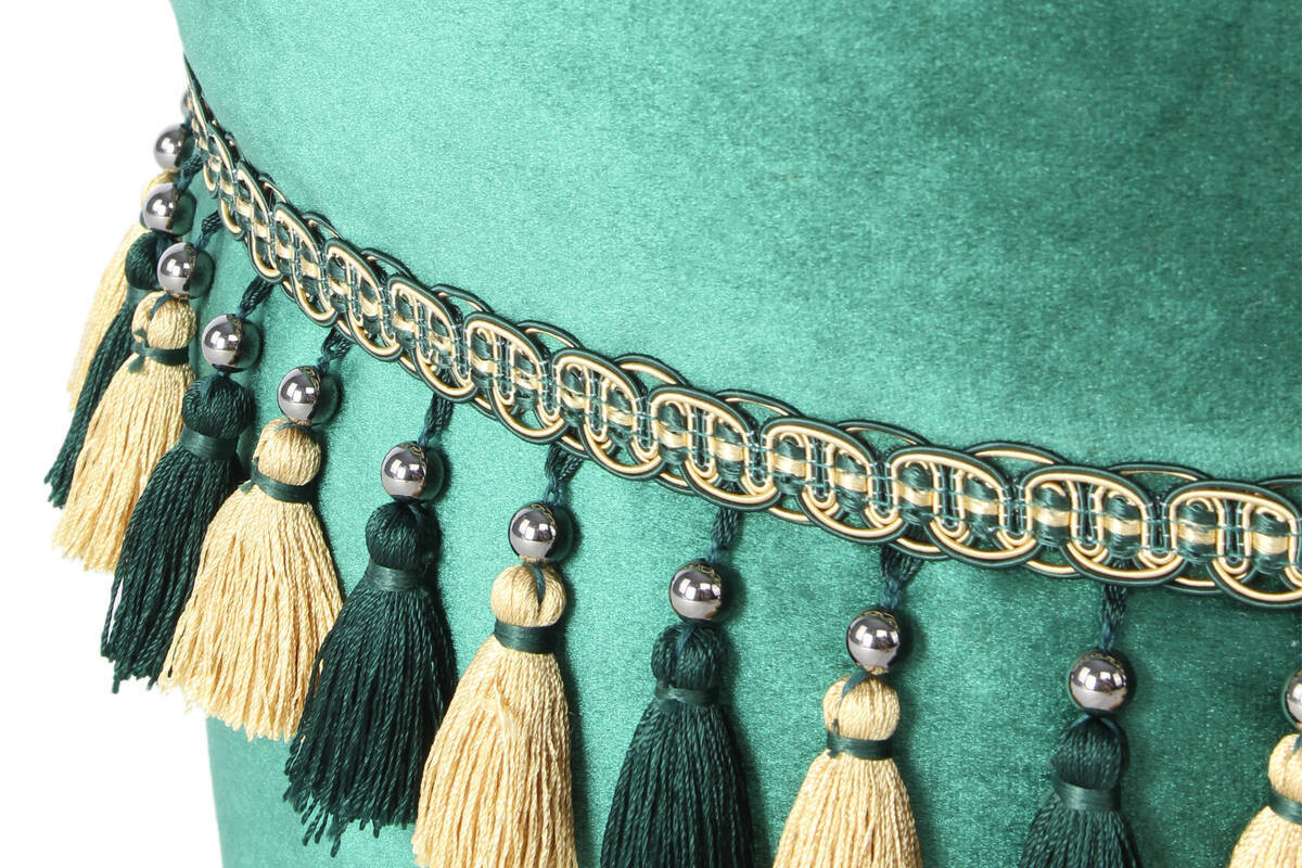 360 Living Hocker Taj Mahal 200 grün H/D: ca. 38x45 cm