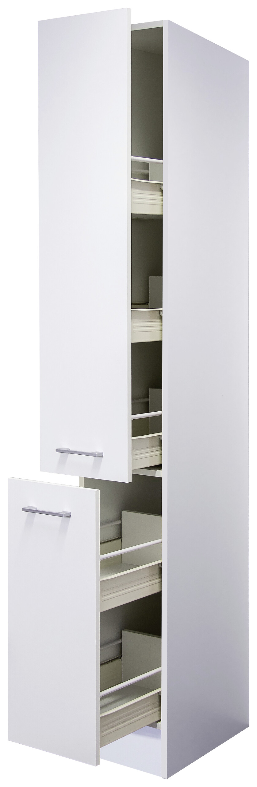 Apothekerschrank Lucca weiß matt B/H/T: ca. 30x200x57 cm Apothekerschrank Lucca weiß matt B/H/T: ca. 30x200x57 cm