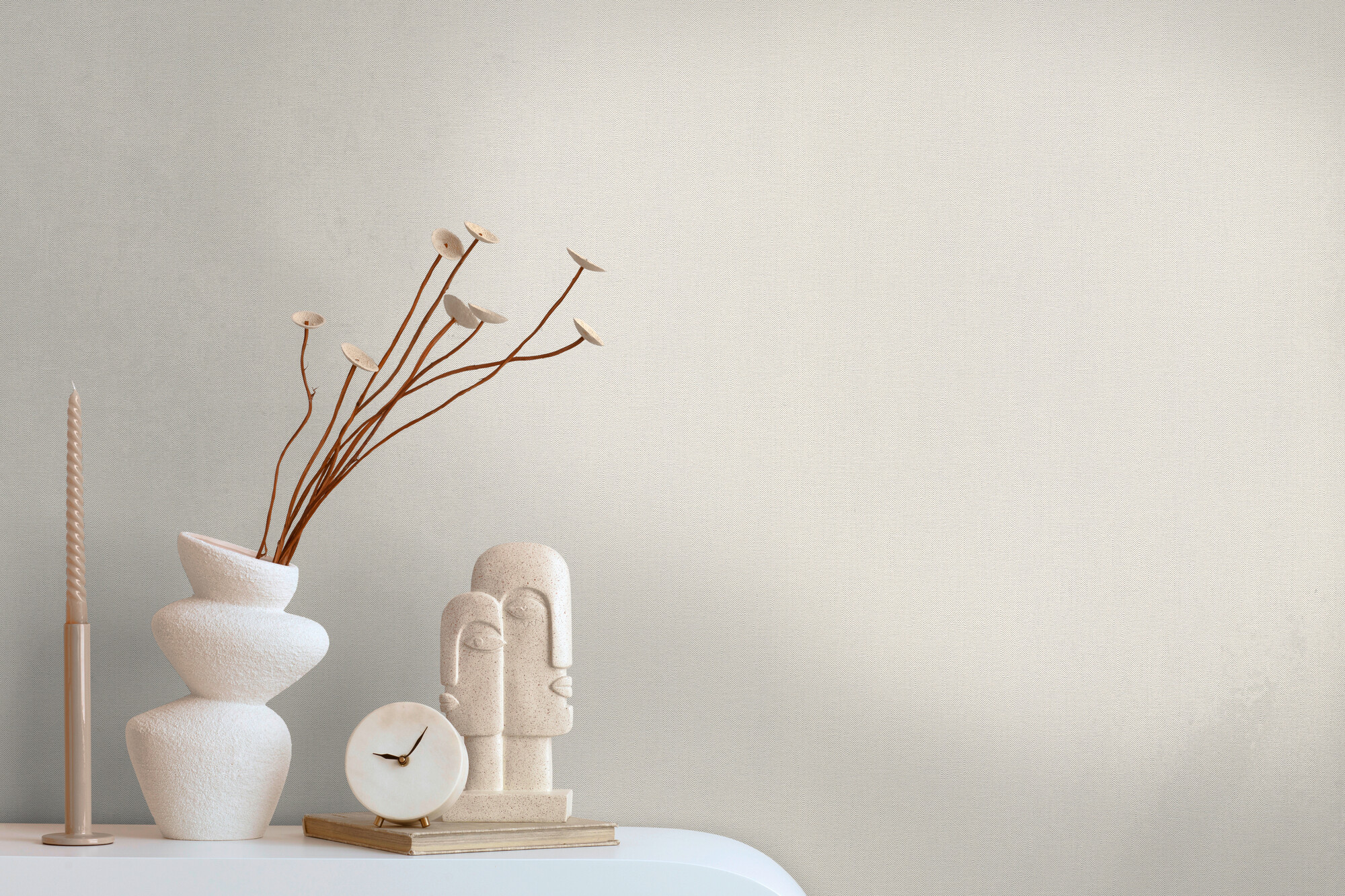 A.S.Creation Vliestapete weiß B/H/D: ca. 53x1005x9,3 cm