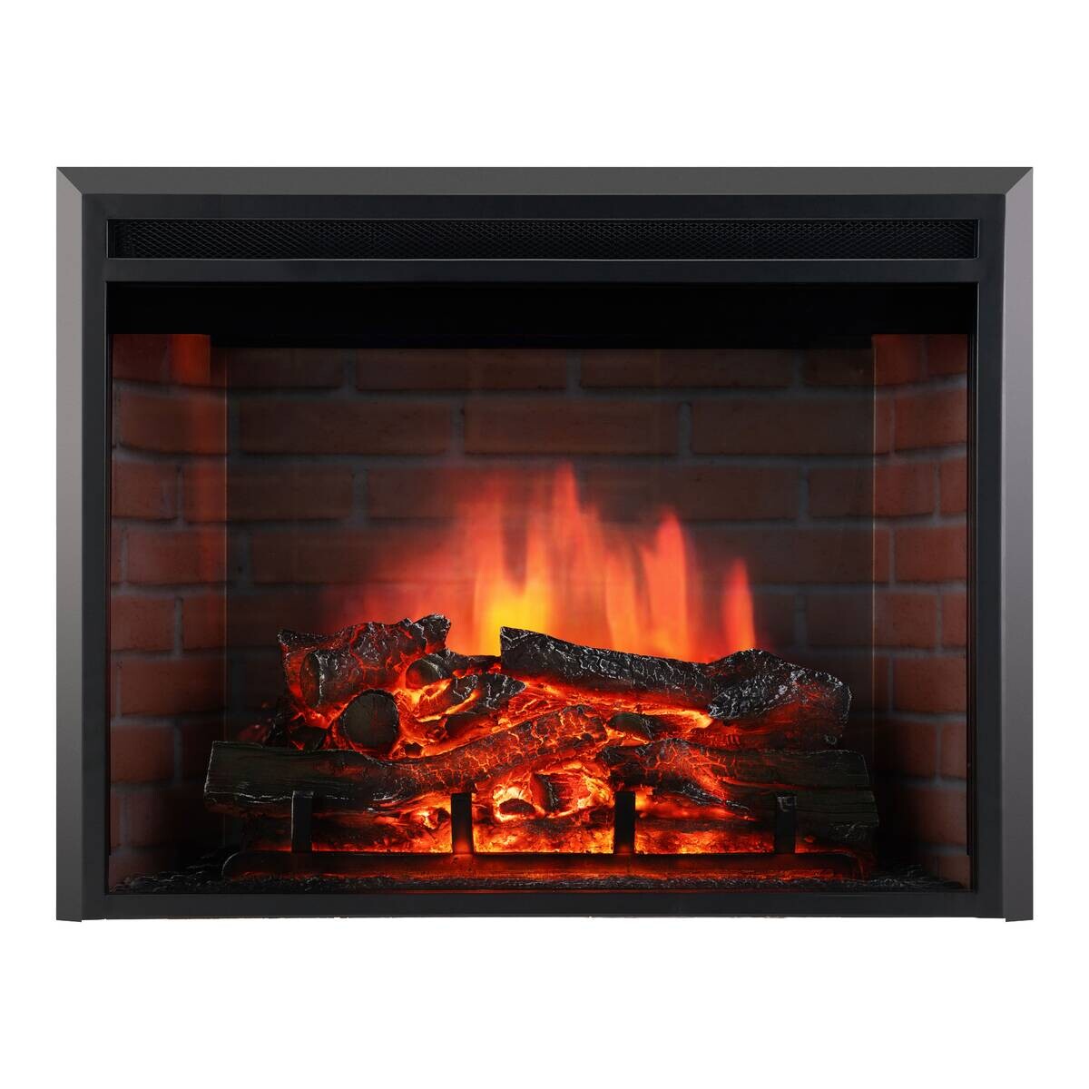 KAMINIO Elektrischer-Kamin LUCA schwarz Metall B/H/T: ca. 58,4x45,1x22,5 cm ca. 1800 W