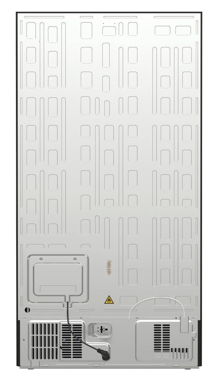 Gorenje Side-by-Side NRR9ESBXL Ice Crushed schwarz B/H/T: ca. 92x179x70 cm