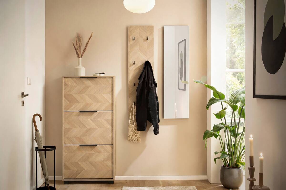 Paneel Piazza Eiche Nachbildung B/H/T: ca. 30x110,6x2,6 cm