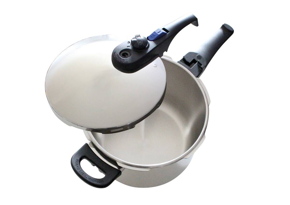 ELO Schnellkochtopf silber Edelstahl B/H/L: ca. 27,5x26,5x42 cm