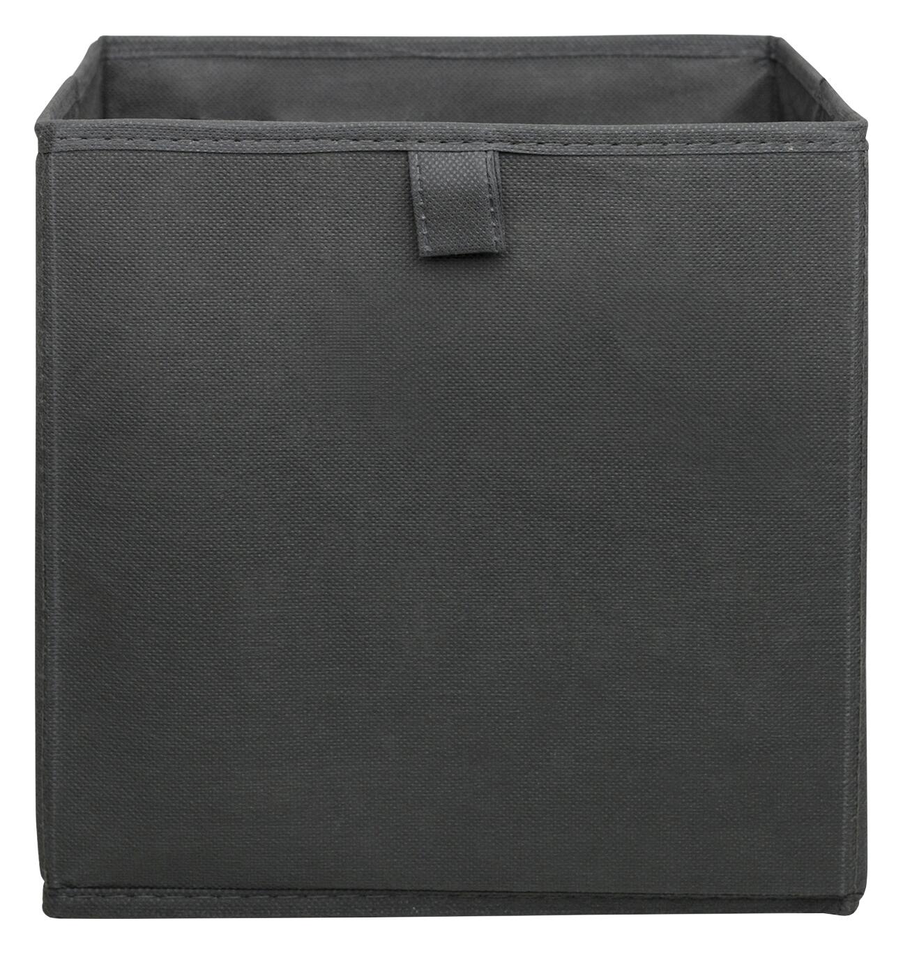 Stoffbox anthrazit B/H/T: ca. 24x24x24 cm