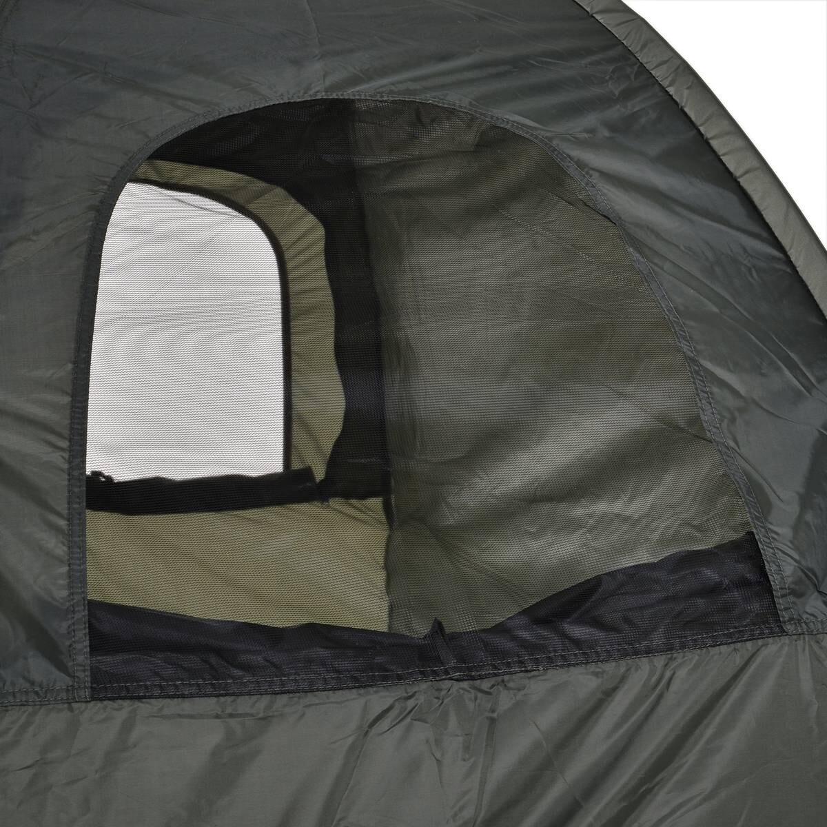 Outsunny Campingbett dunkelgrün Polyester-Mischgewebe B/H/L: ca. 78x118x193 cm