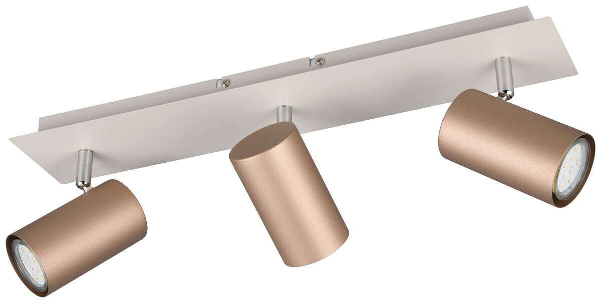 Reality Leuchten Spots Marley kaffee B/H/L: ca. 48x15x9 cm null 3 Brennstellen