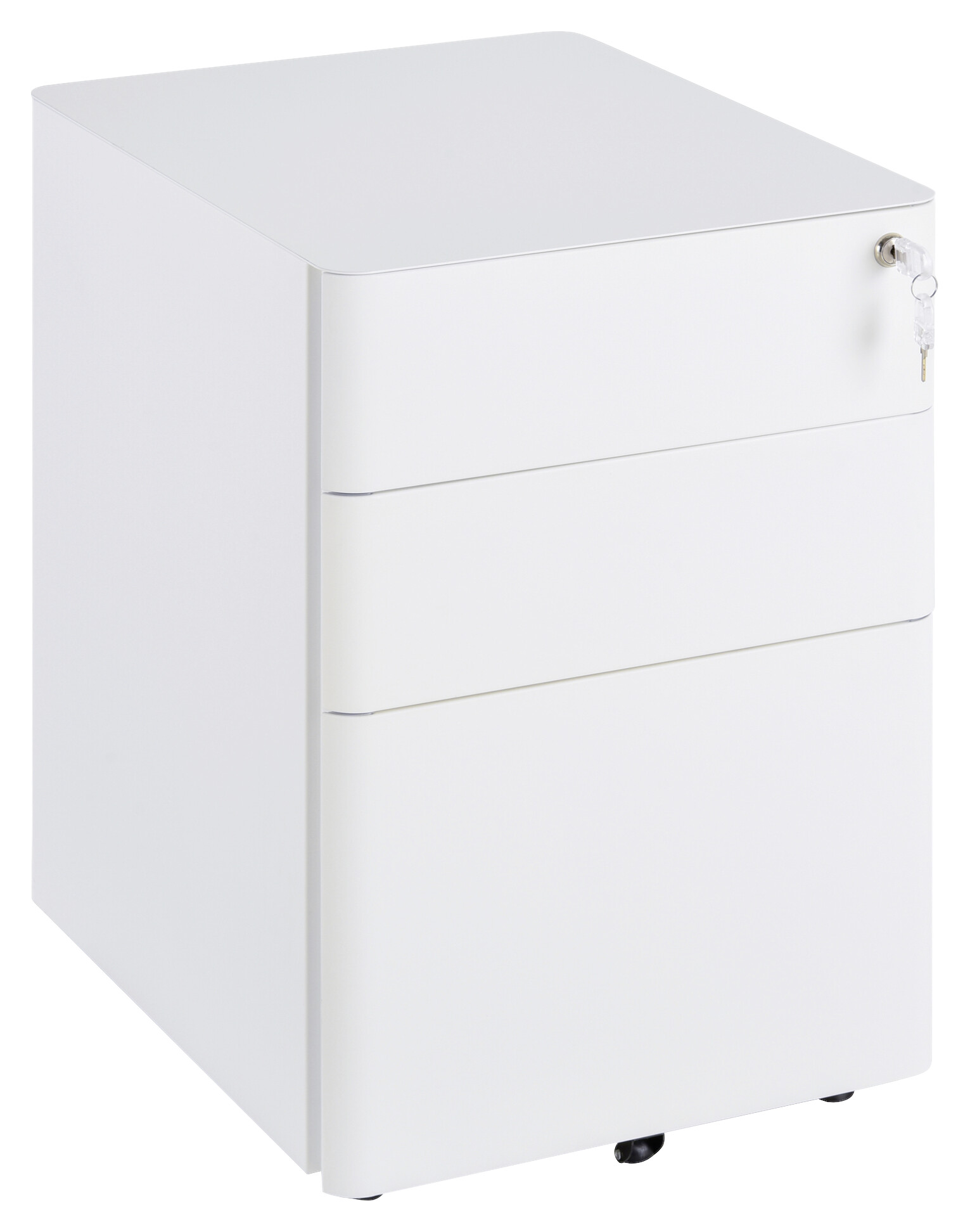 Rollcontainer 924-006WT weiß B/H/T: ca. 39x59x48 cm