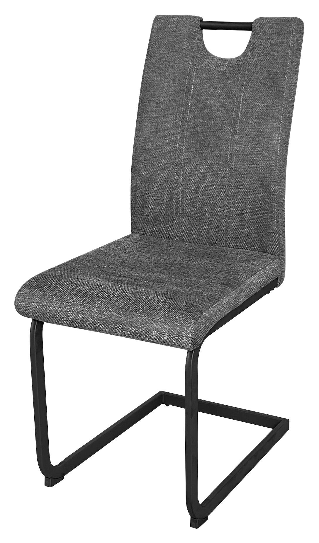 Stuhl BANFF 2er-Set. anthrazit Webstoff B/H/T: ca. 42x97x58 cm Stuhl BANFF 2er-Set. anthrazit Webstoff B/H/T: ca. 42x97x58 cm