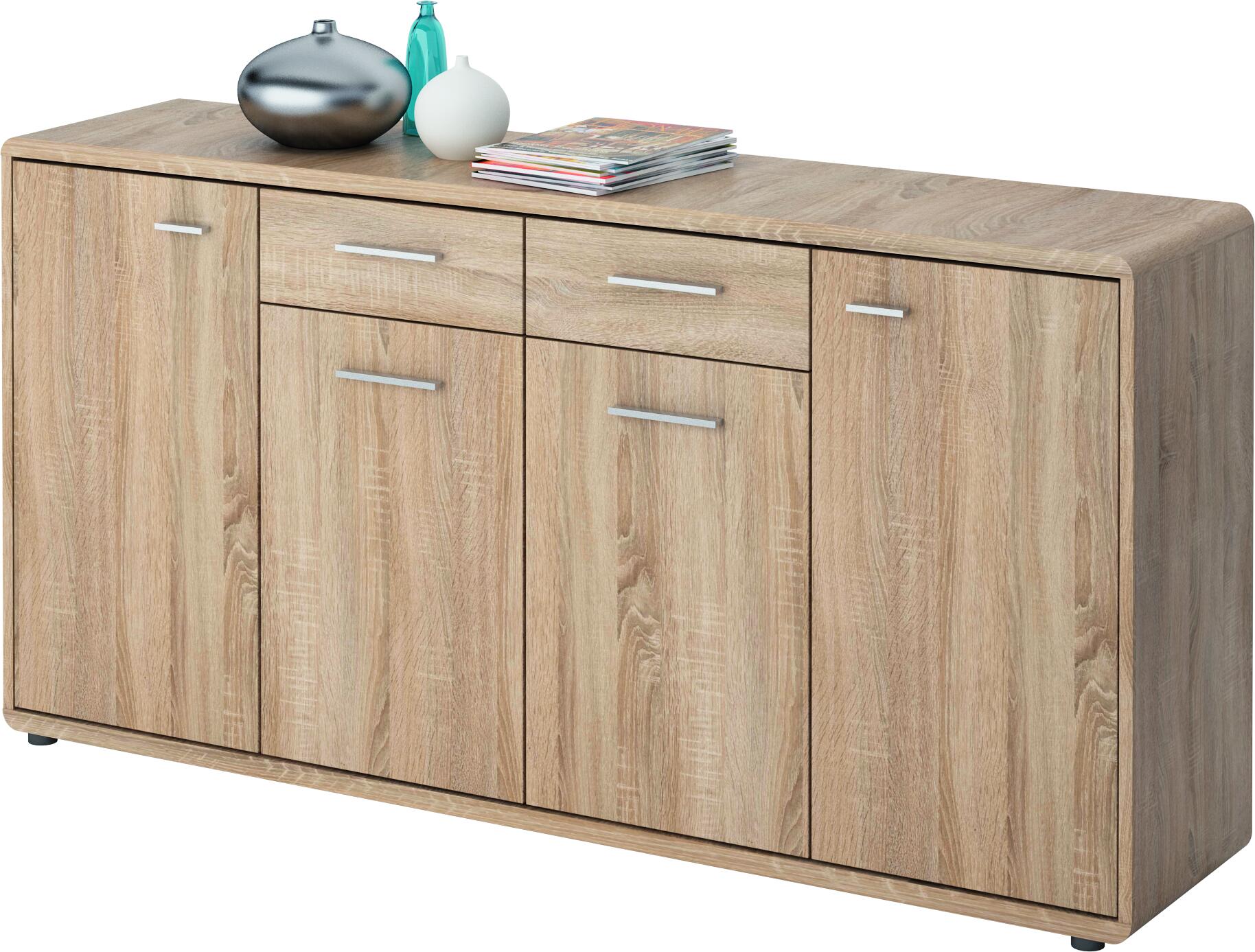 Kommode Fontana Eiche Sonoma Nachbildung B/H/T: ca. 174x87x40 cm