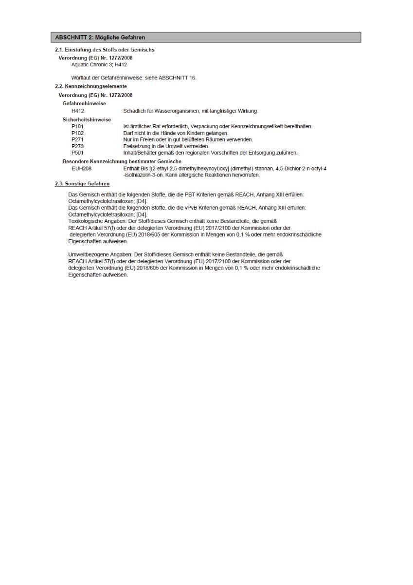 Sensation Silikon transparent ca. 0,29 l