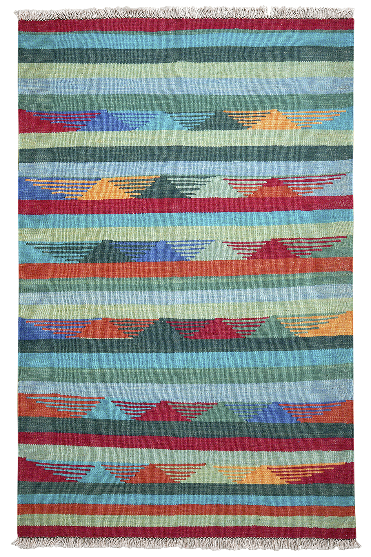 PersaTepp Teppich Kelim Gashgai bunt B/H/L: ca. 100x1x156 cm PersaTepp Teppich Kelim Gashgai bunt B/H/L: ca. 100x1x156 cm