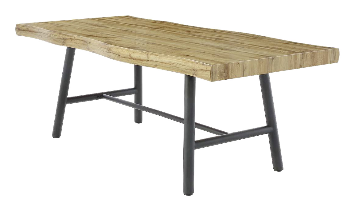 Esstisch  natur schwarz B/H/T: ca. 200x76x100 cm