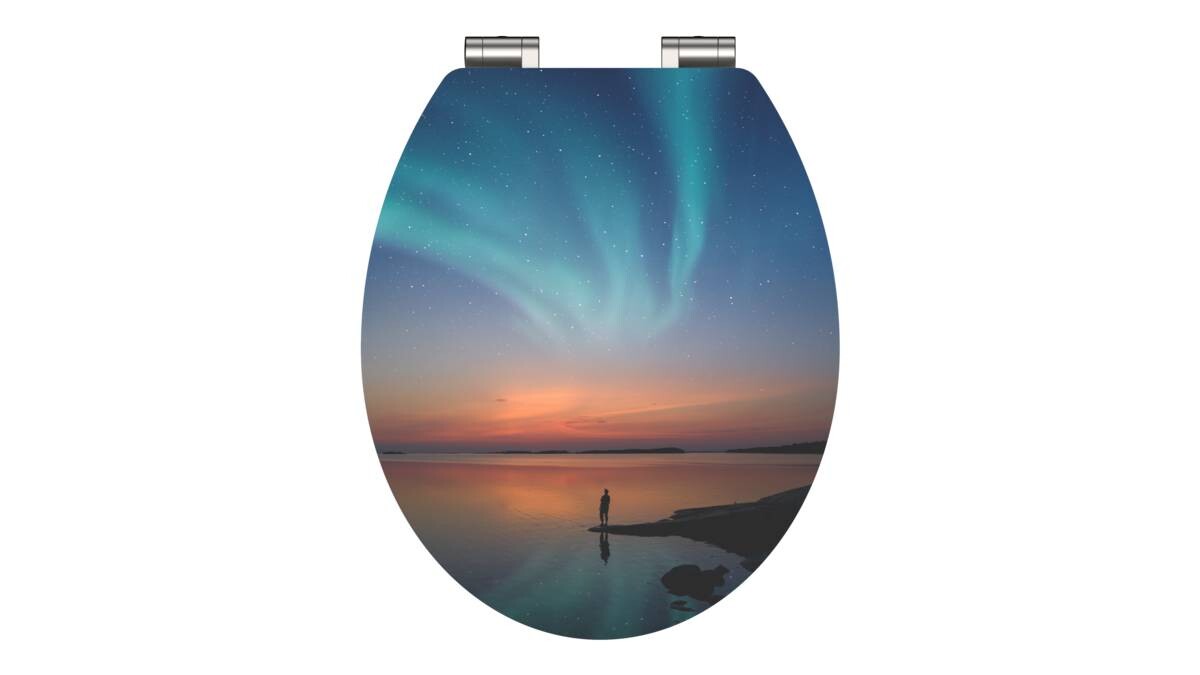 Schütte WC-Sitz Polarlichter MDF Schütte WC-Sitz Polarlichter MDF