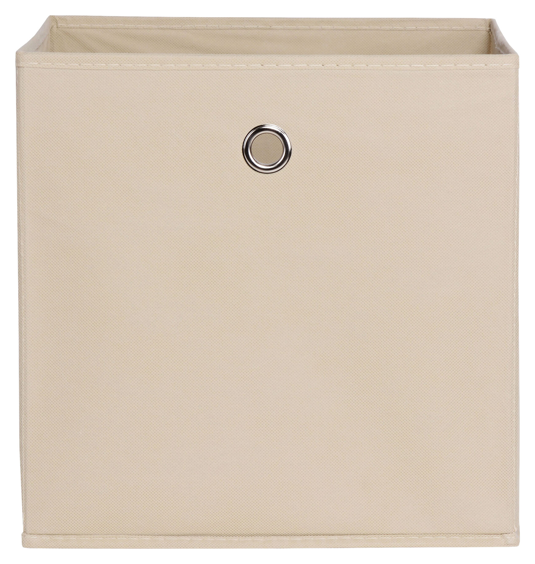 Stoffbox beige B/H/T: ca. 32x32x32 cm