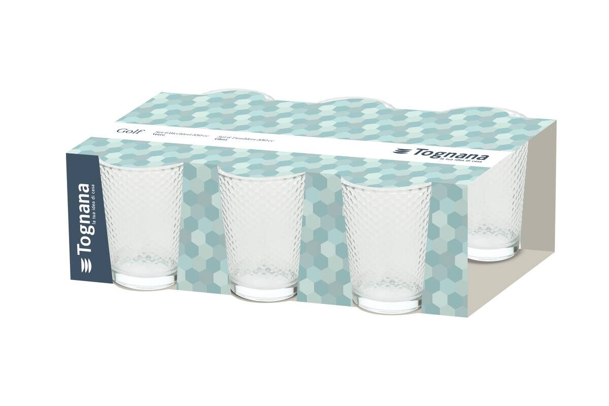 TOGNANA Trinkgläserset Golf Transparente transparent