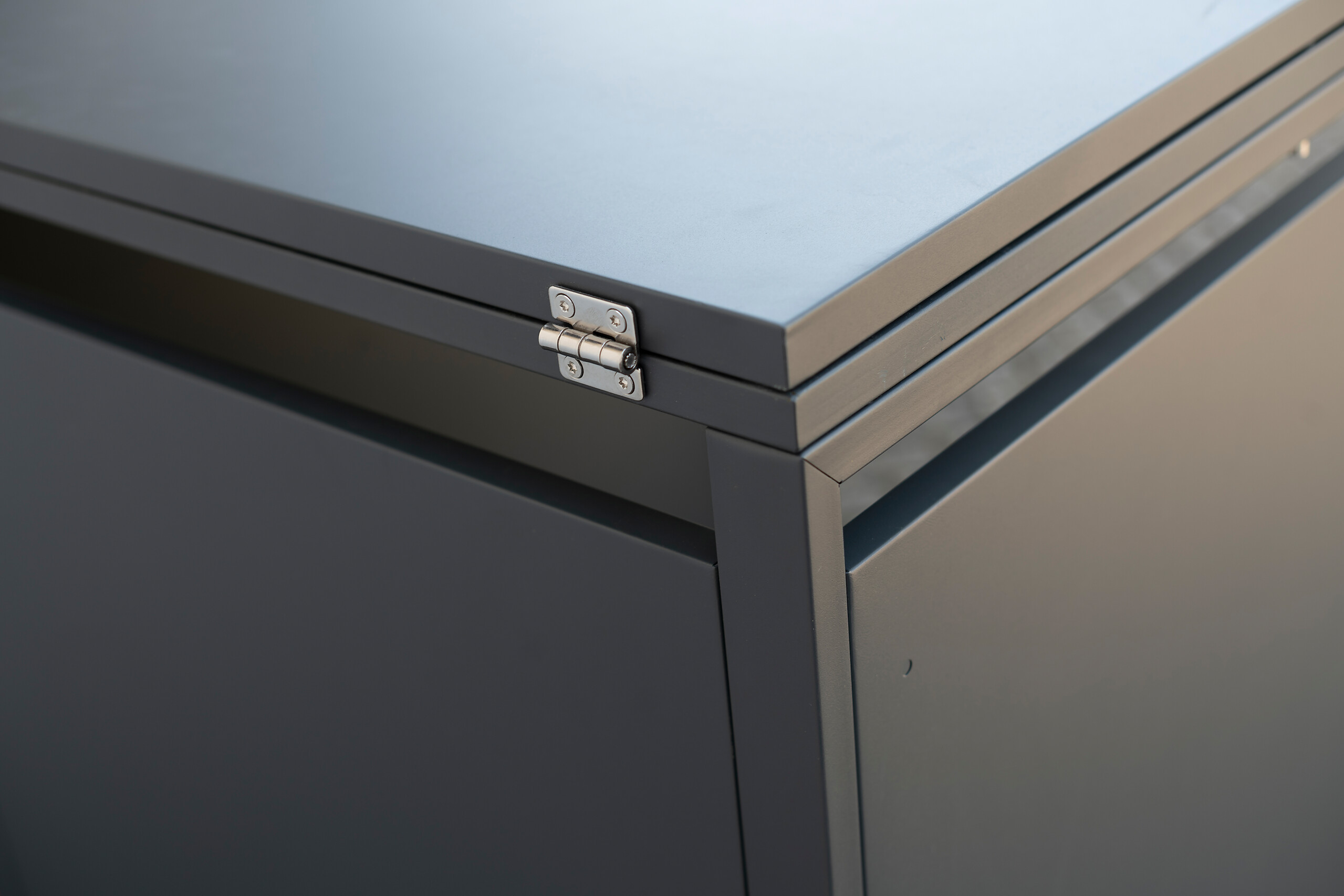 Westmann Mülltonnenbox 1-fach Kubus anthrazit B/H/L: ca. 80x116x60 cm