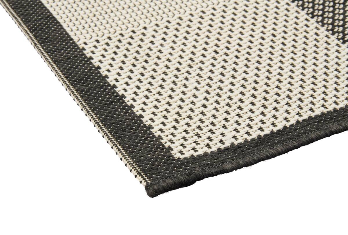 In-/Outdoor-Teppich Ambiente schwarz B/L: ca. 80x240 cm