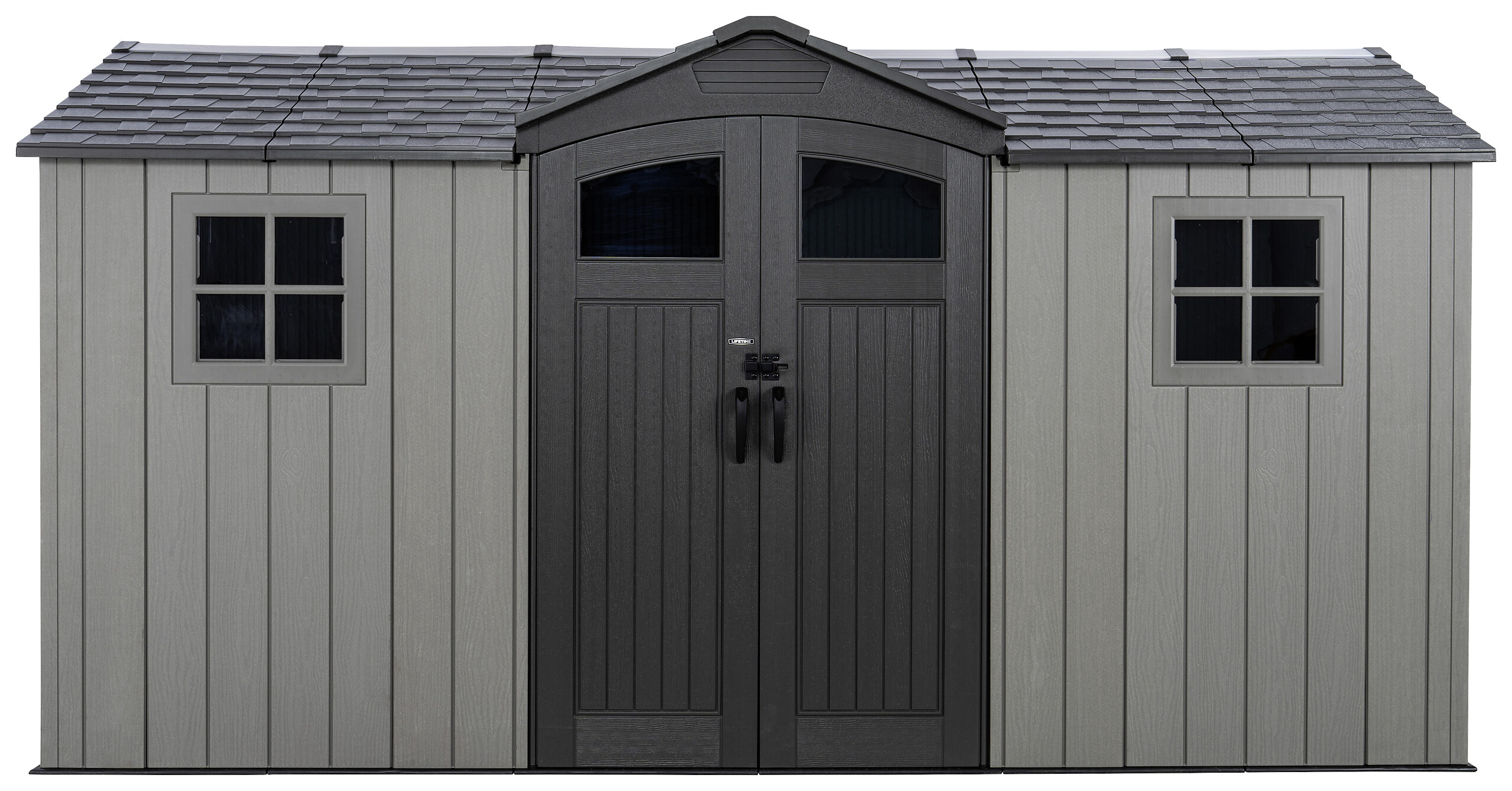 Lifetime Gerätehaus Kentucky grau B/H/L: ca. 427x265x206 cm