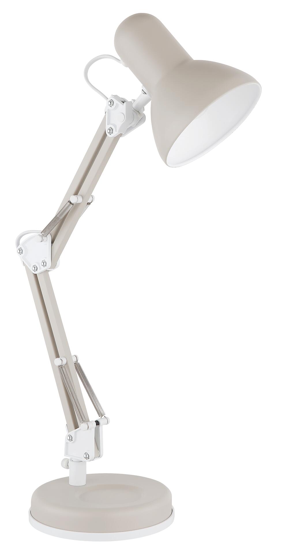 GLOBO Tischleuchte sand Metall B/H/D: ca. 40x59x15 cm E27 1 Brennstellen