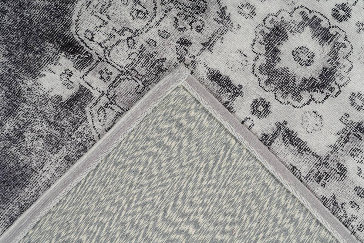 360Living Teppich Vintage hellgrau B/L: ca. 140x200 cm