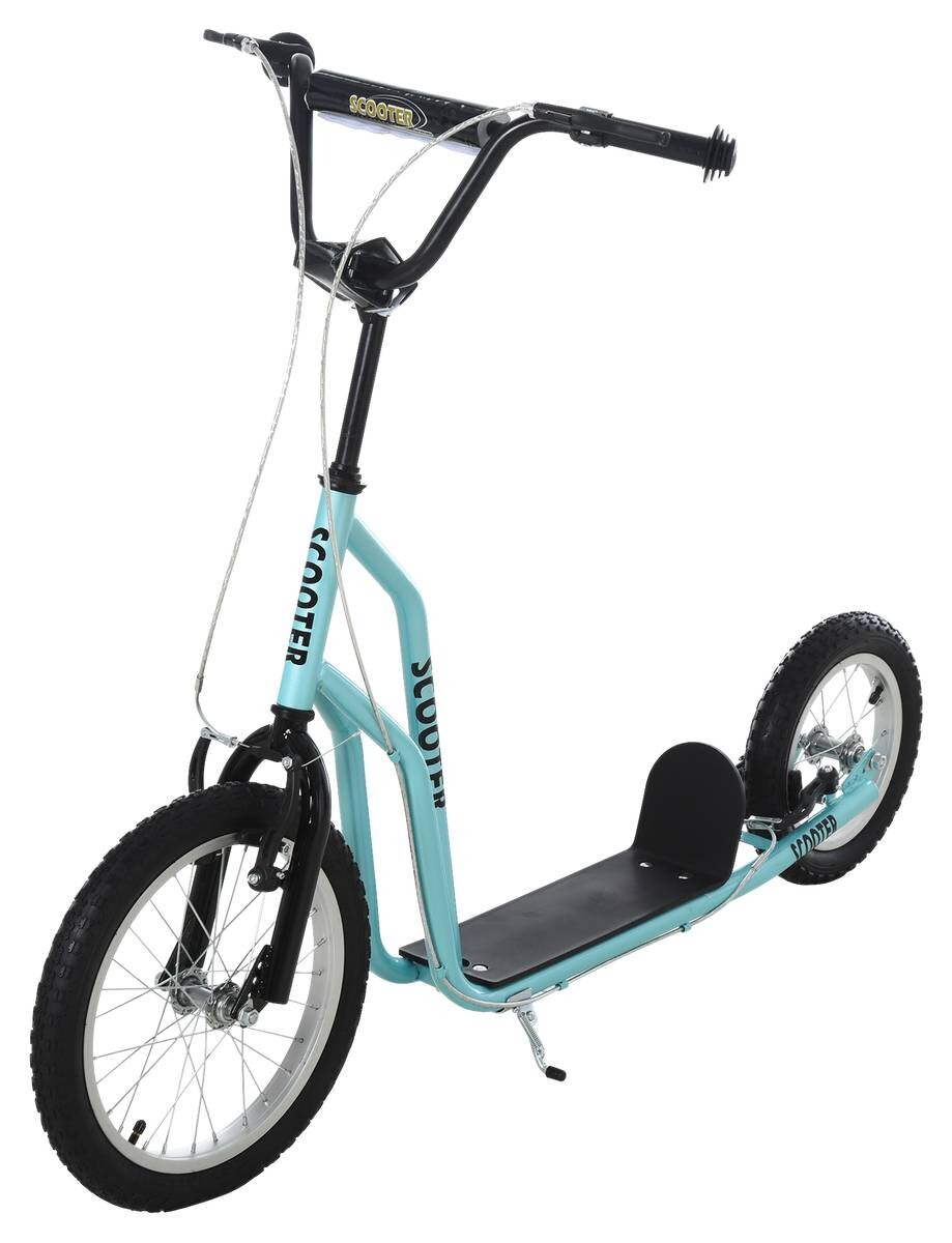 HOMCOM Kinderroller hellblau B/H/L: ca. 58x94x135 cm