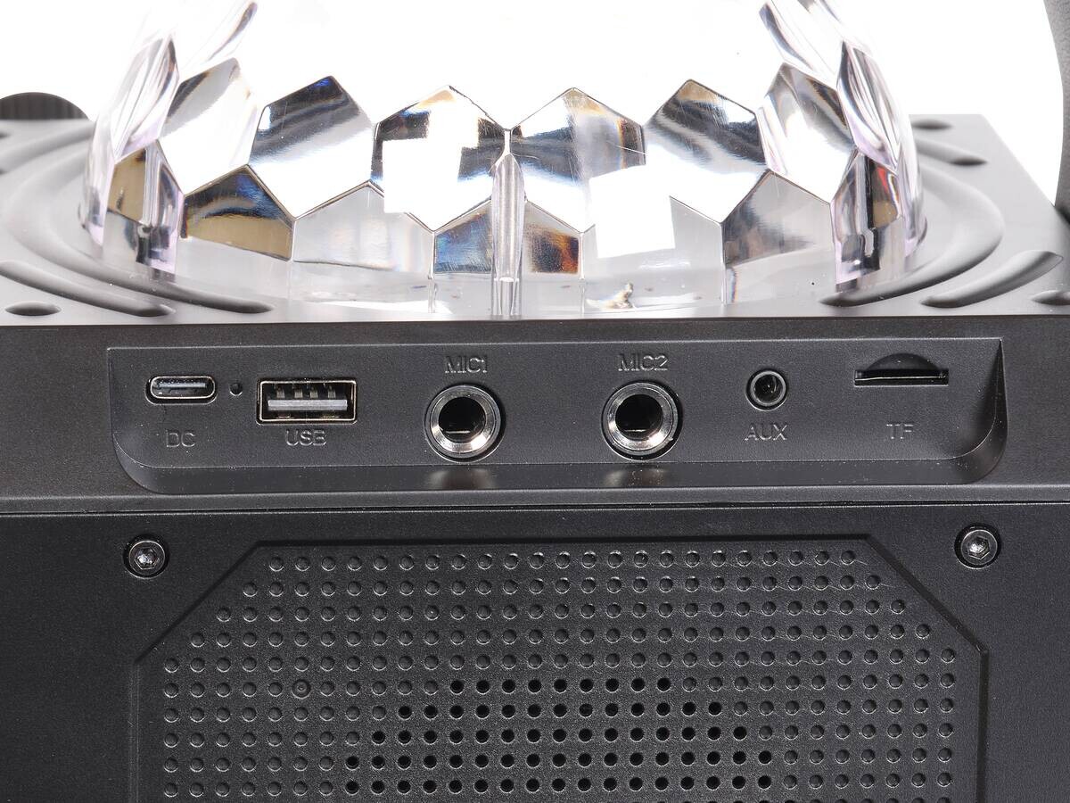 Denver Bluetooth-Party-LautsprecherBTM-618 BTM-618 schwarz B/H/T: ca. 17x22x16 cm