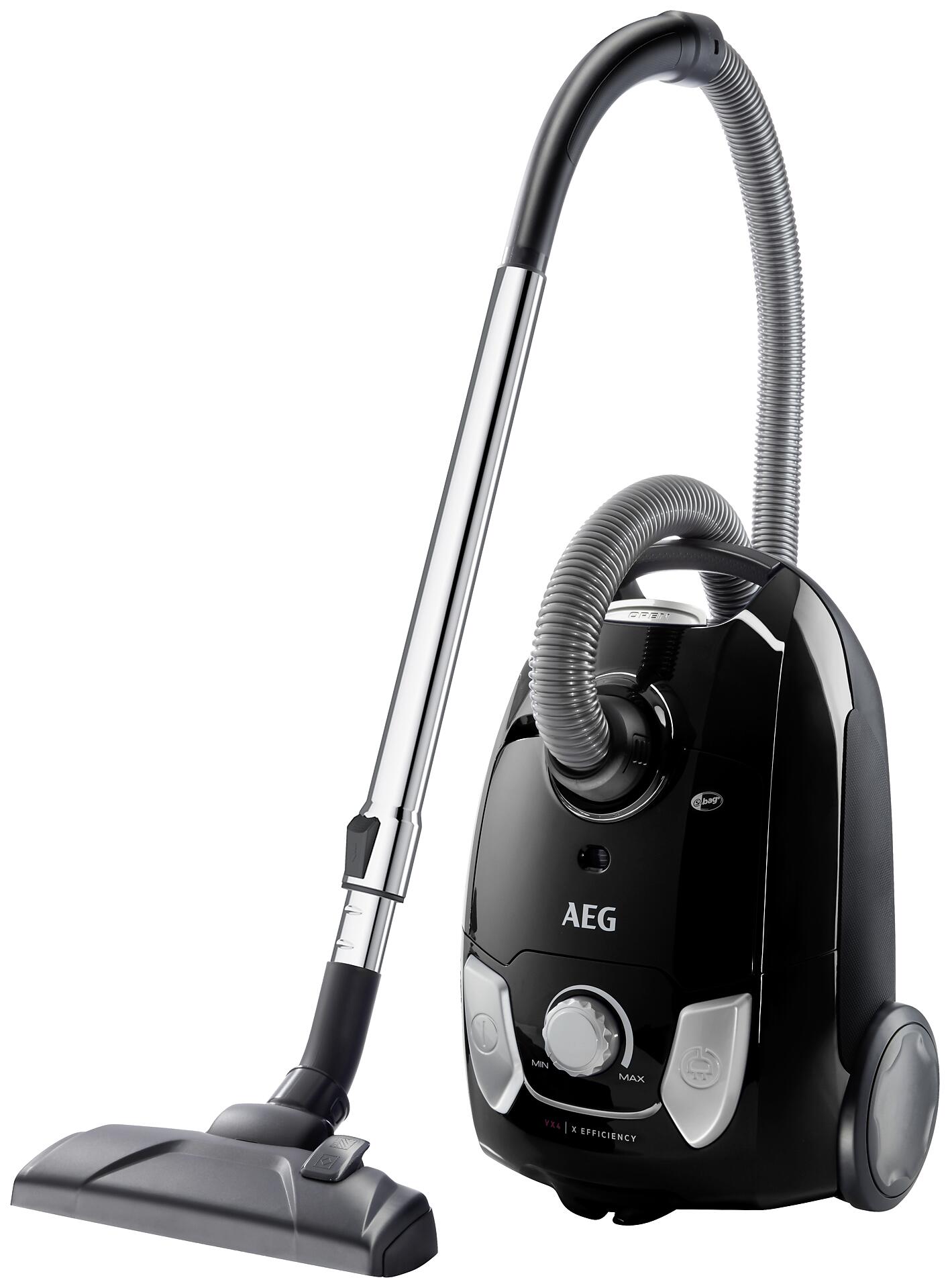 AEG Bodenstaubsauger VX4-1-EB grau schwarz Kunststoff Metall B/H/T: ca. 29x42x23 cm