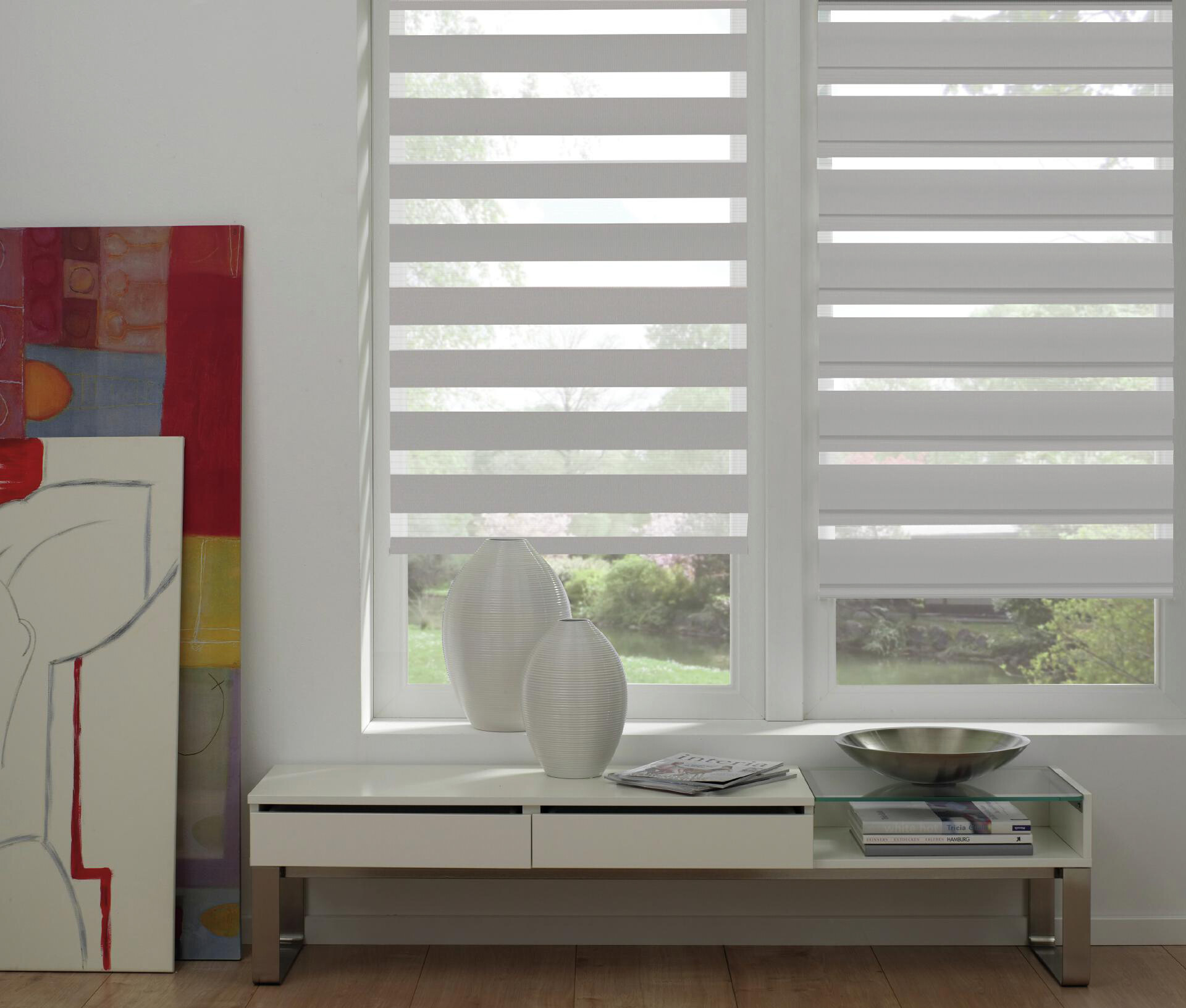 Doppelrollo Easyfix hellgrau B/L: ca. 90x210 cm Doppelrollo Easyfix hellgrau B/L: ca. 90x210 cm