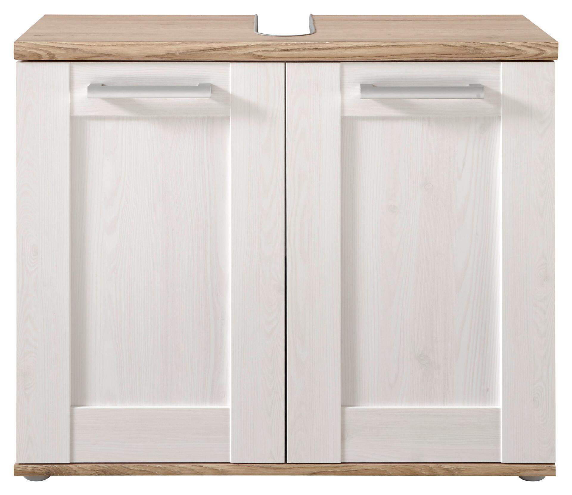 Waschbeckenunterschrank Romance Sibiu Lärche Nachbildung Eiche San-Remo Nachbildung B/H/T: ca. 80x66x32 cm
