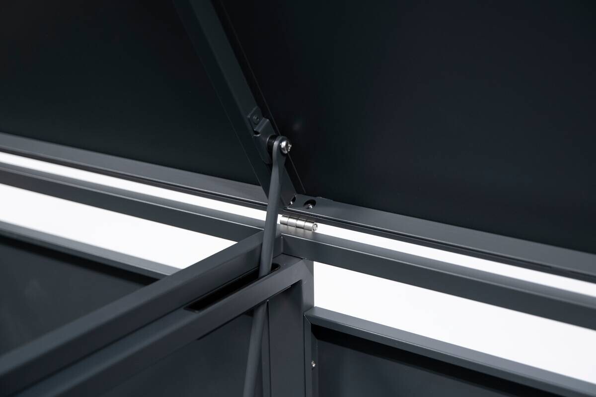 Westmann Mülltonnenbox Pedura anthrazit B/H/L: ca. 132x116x80 cm