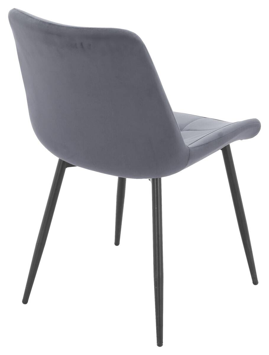 Stuhl KIRA grau Webstoff B/T: ca. 52x82,5 cm