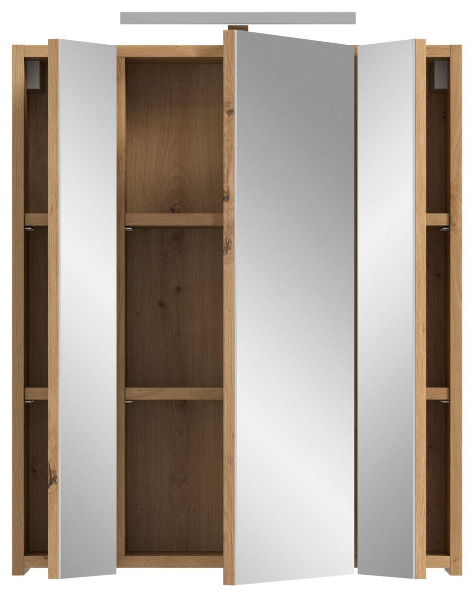 Spiegelschrank Ice Artisan Oak Nachbildung B/H/T: ca. 60x70x18 cm