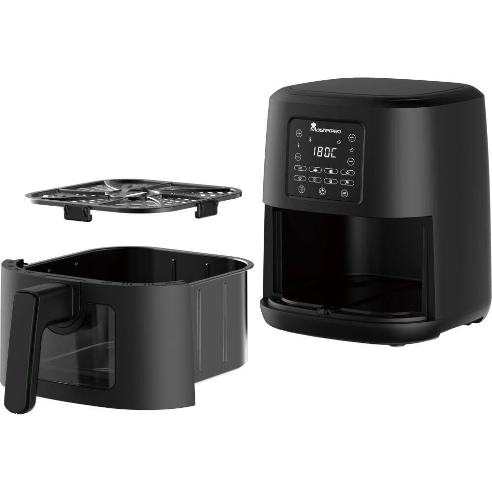 Masterpro Heißluftfritteuse schwarz Kunststoff ca. 4 l