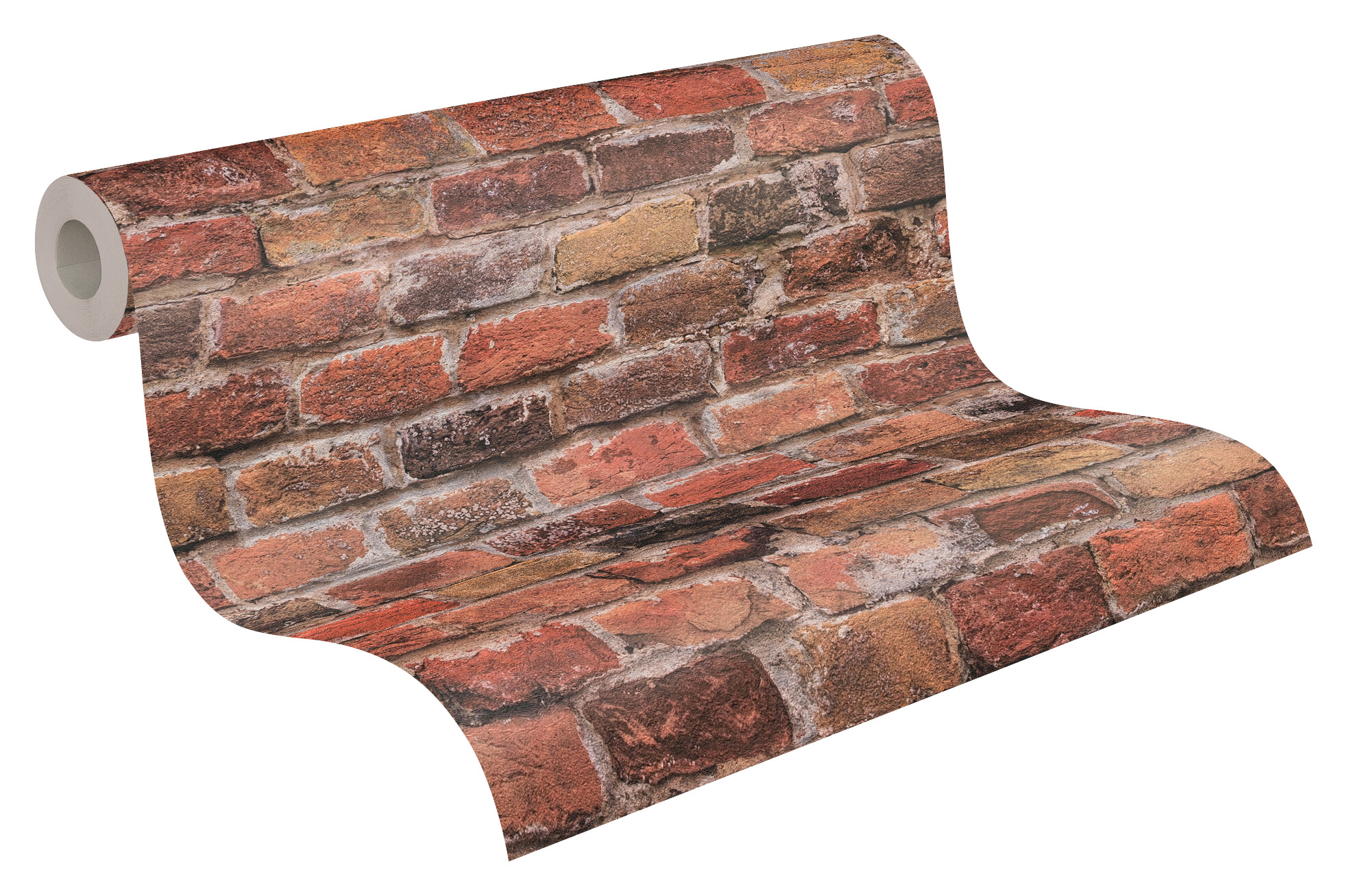 A.S.Creation Vliestapete orange braun B/H/D: ca. 53x1005x8,6 cm