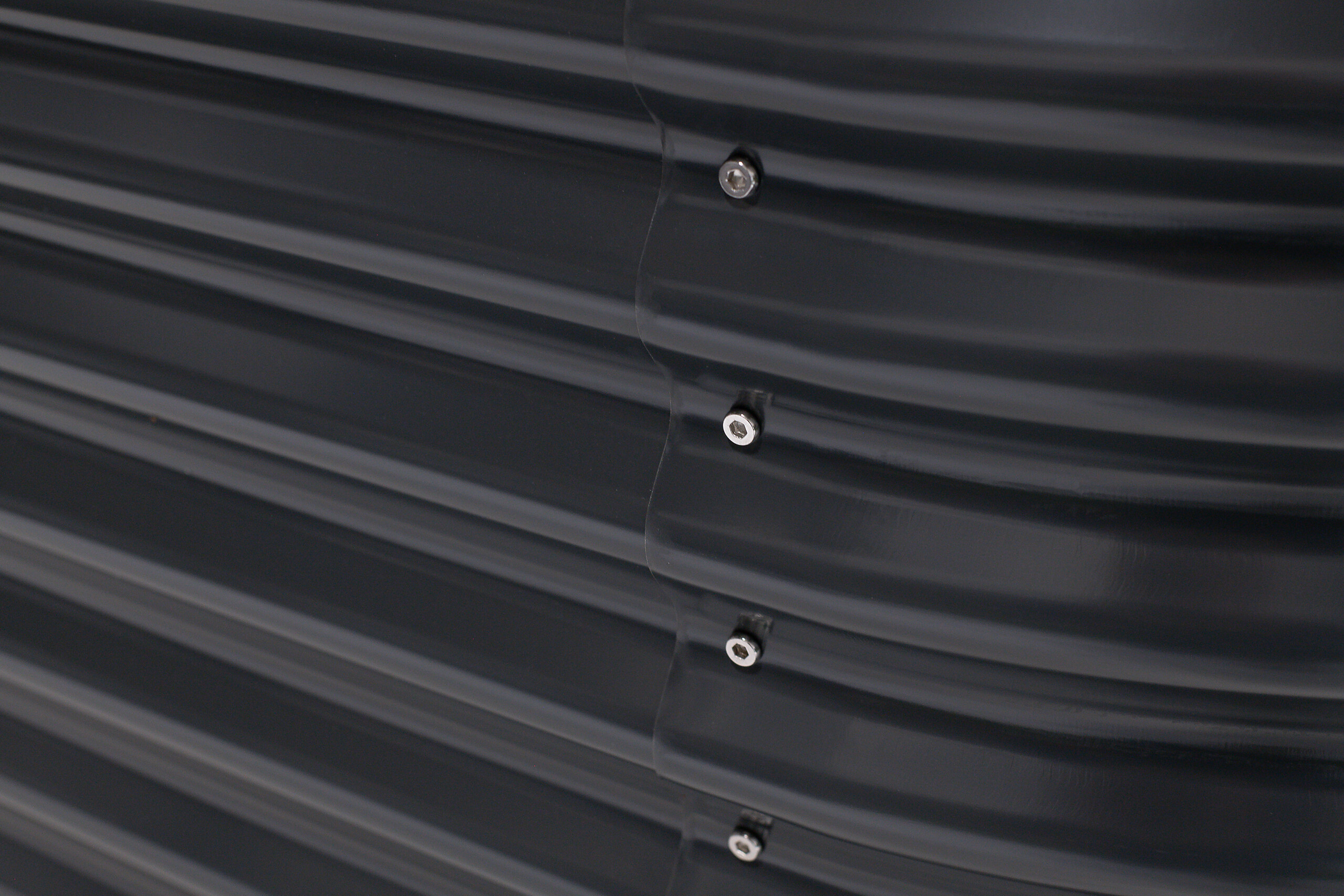 Westmann Hochbeet Oval anthrazit Metall B/H/L: ca. 80x82x160 cm