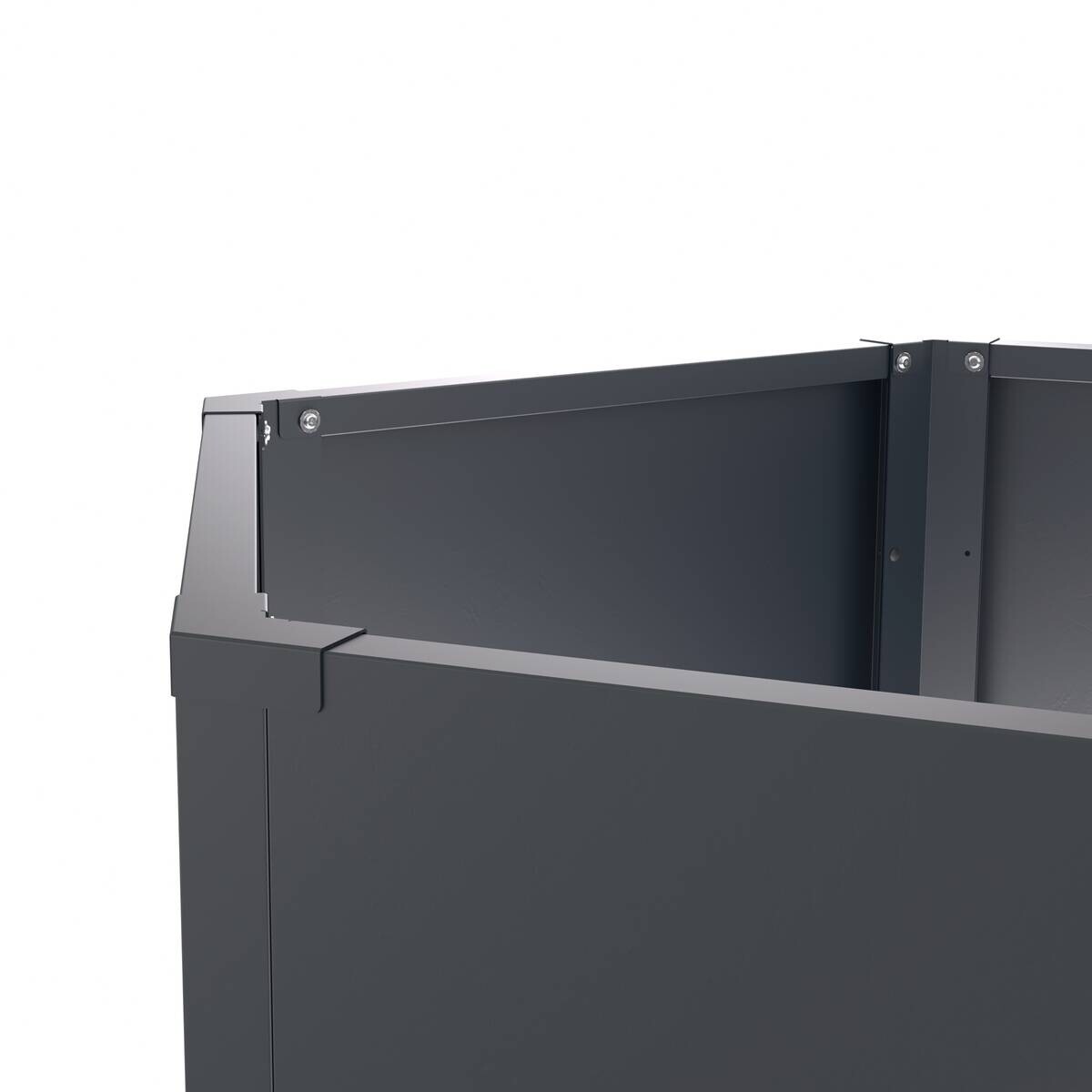 Westmann Hochbeet Varia anthrazit Metall B/H/L: ca. 100x77x200 cm