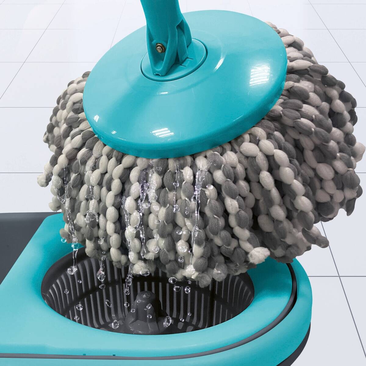 CLEANmaxx Wischmoppset türkis