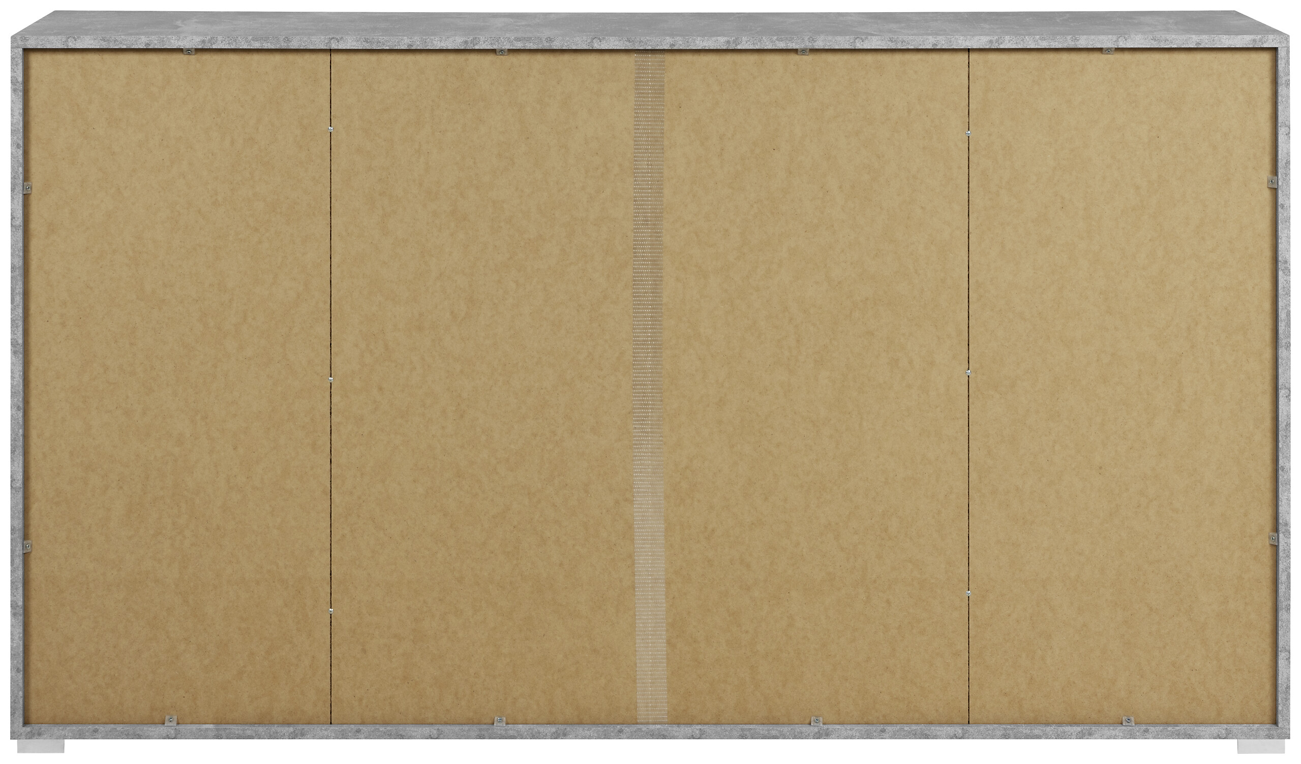 Sideboard Volos Beton Optik weiß B/H/T: ca. 160x90x38 cm