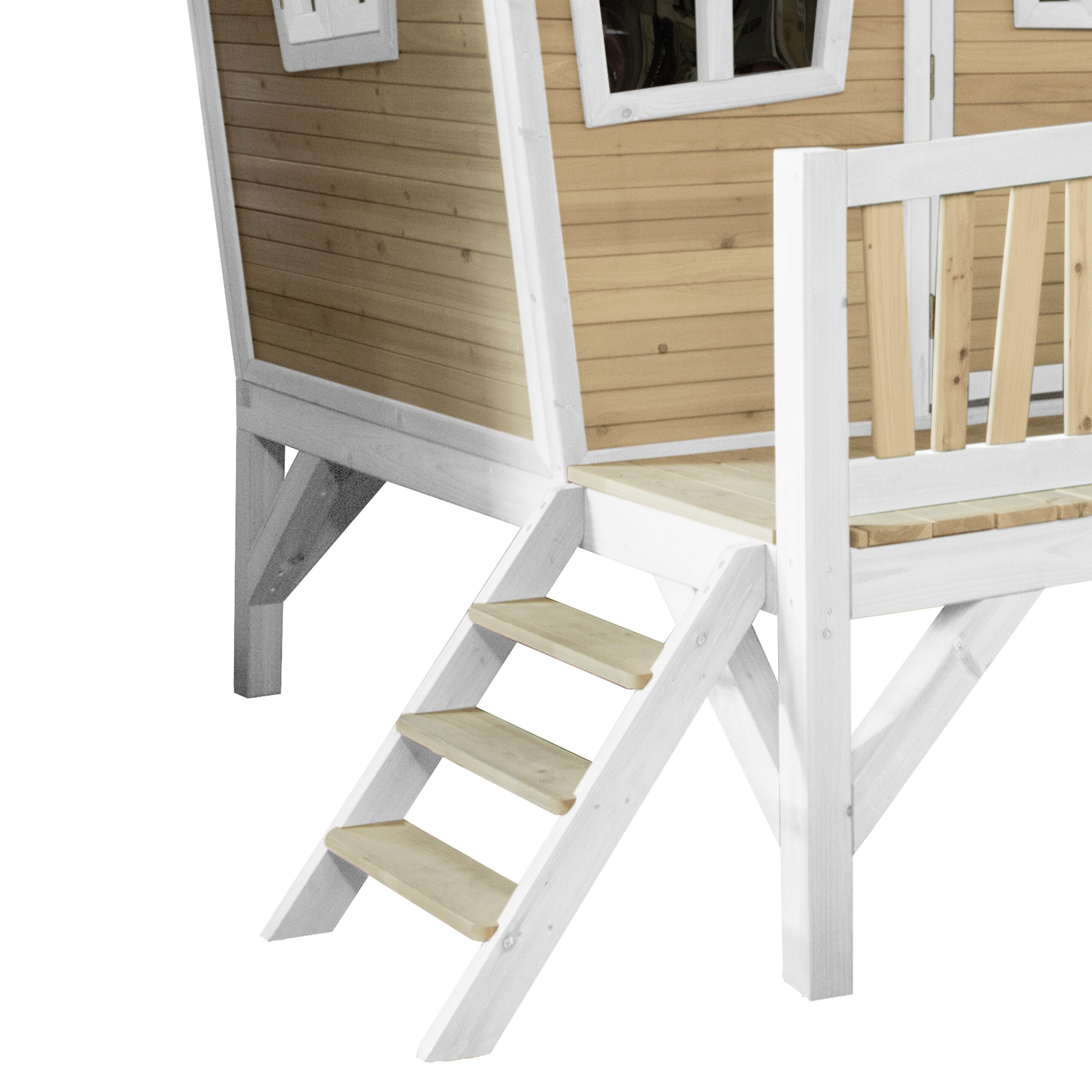 AXI Spielhaus Emma braun B/H/L: ca. 349x227x193 cm