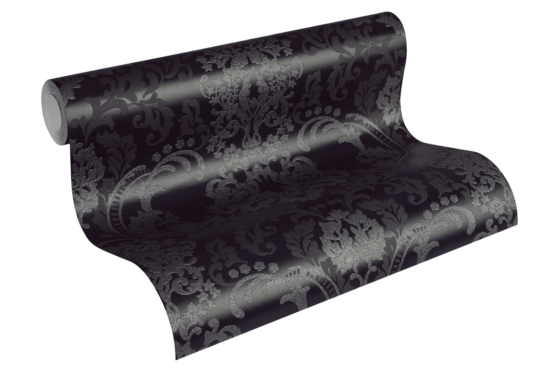 Vliestapete Ornament schwarz B/L: ca. 53x1005 cm