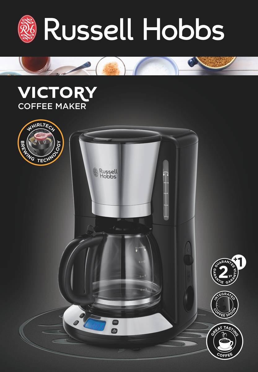 Russell Hobbs Kaffeeautomat 23618016002 schwarz Kunststoff Klarglas B/H/T: ca. 21,2x35,3x23,7 cm