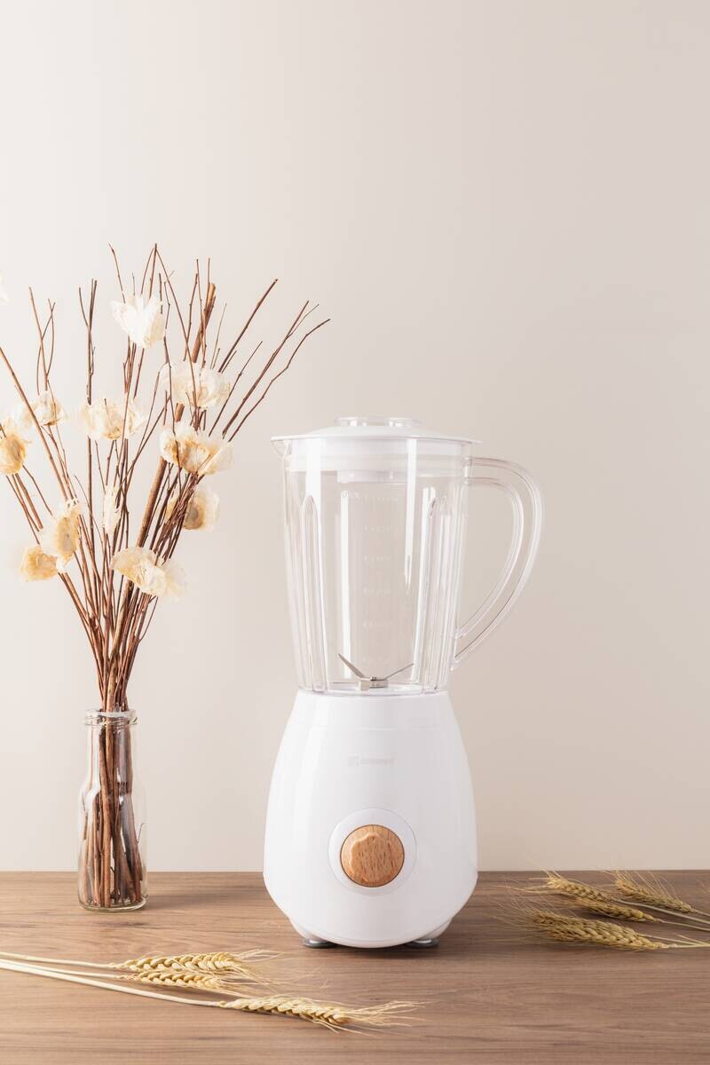 BERGNER Stabmixer weiß Edelstahl B/H/L: ca. 16x38x19 cm