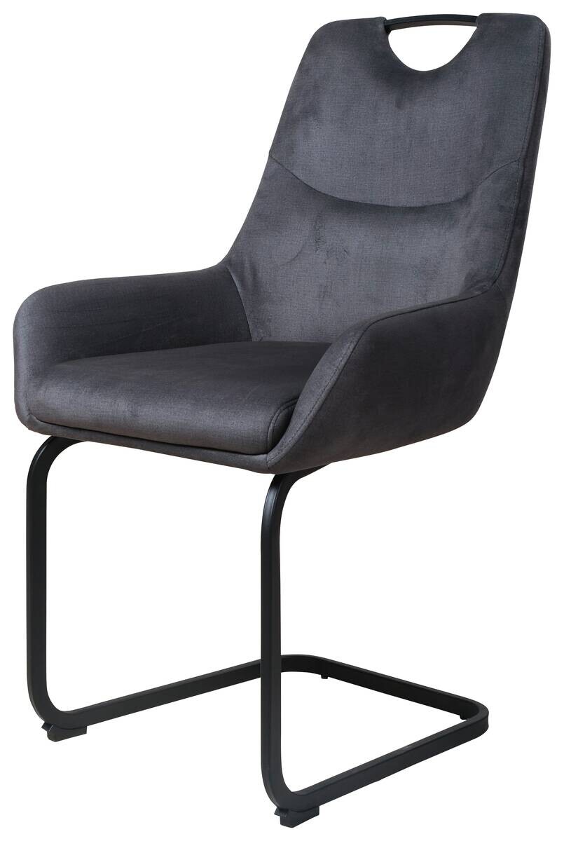 Schwingstuhl Devonport dunkelgrau Microfaser B/H/T: ca. 58x90x61 cm Schwingstuhl Devonport dunkelgrau Microfaser B/H/T: ca. 58x90x61 cm