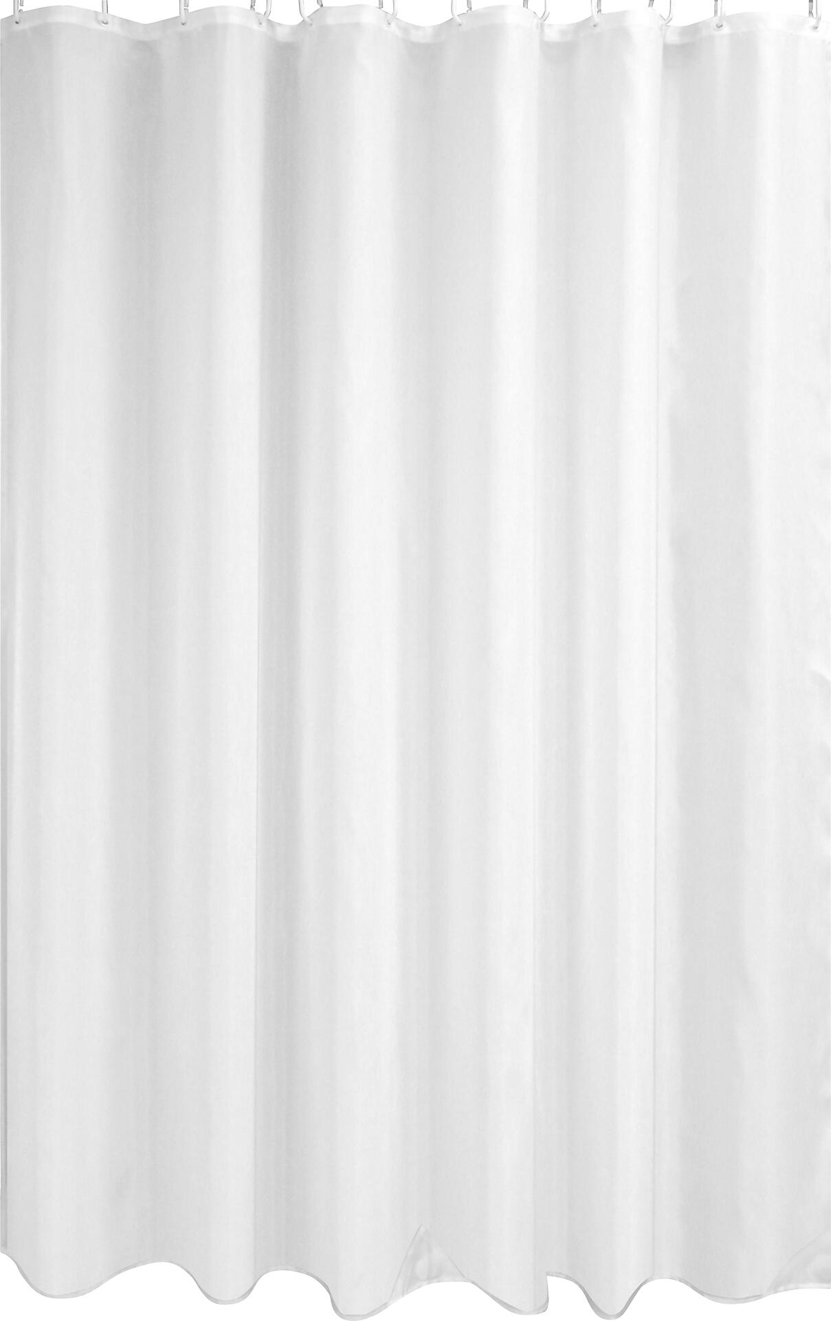 Acus Duschvorhang weiß Kunststoff B/L: ca. 180x200 cm